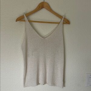 Elegant Cream Women's Top